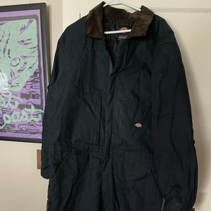 Duck Insulated Coveralls, Dark Navy - Dickies, Size XL